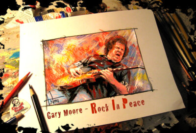 Gary Moore RIP Sketch