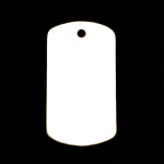 Dog Tag Style ID Tags (3 tags w/ chain)