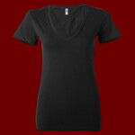Women's Deep V-Neck Jersey Tee