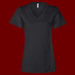 Women's Relaxed Short Sleeve Jersey V-Neck Tee