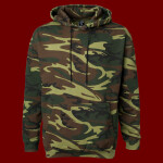 Camouflage Pullover Hooded Sweatshirt