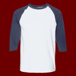 Heavy Cotton Three-Quarter Raglan Sleeve Baseball T-Shirt